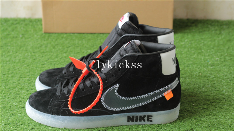 Off White Nike Blazer Mid Black